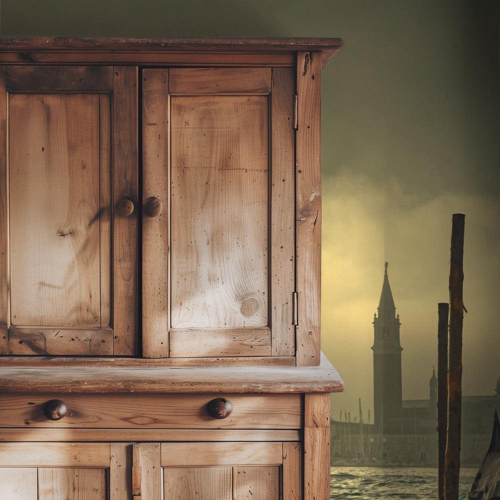 Licht in de mist | Behang