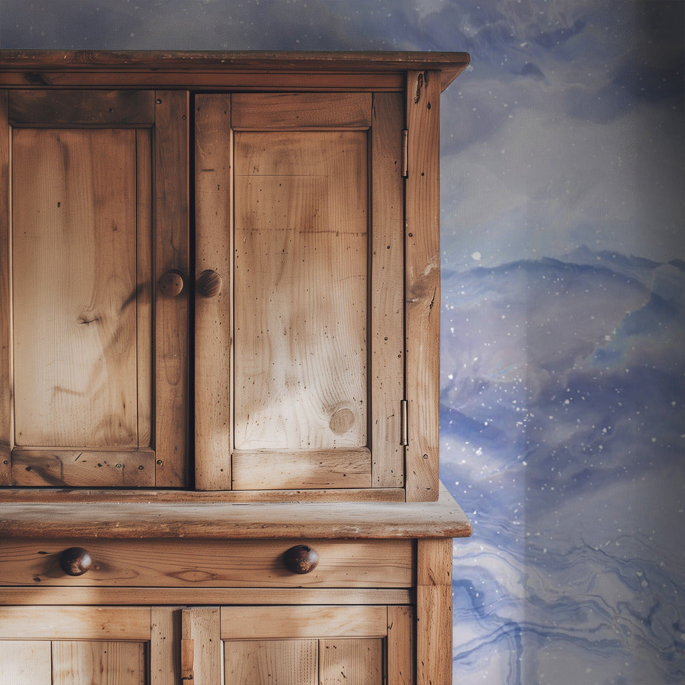 Mystieke wintergolven | Behang