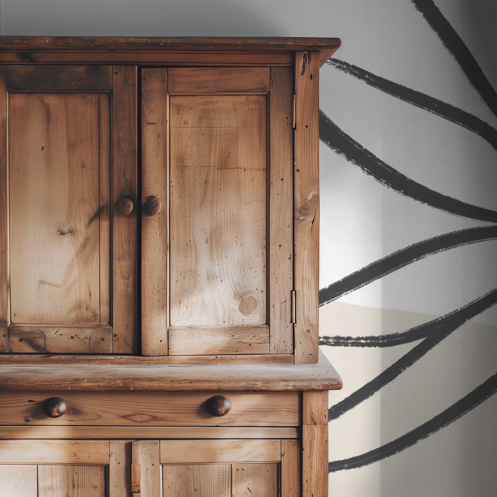 Bloemen en crème | Behang