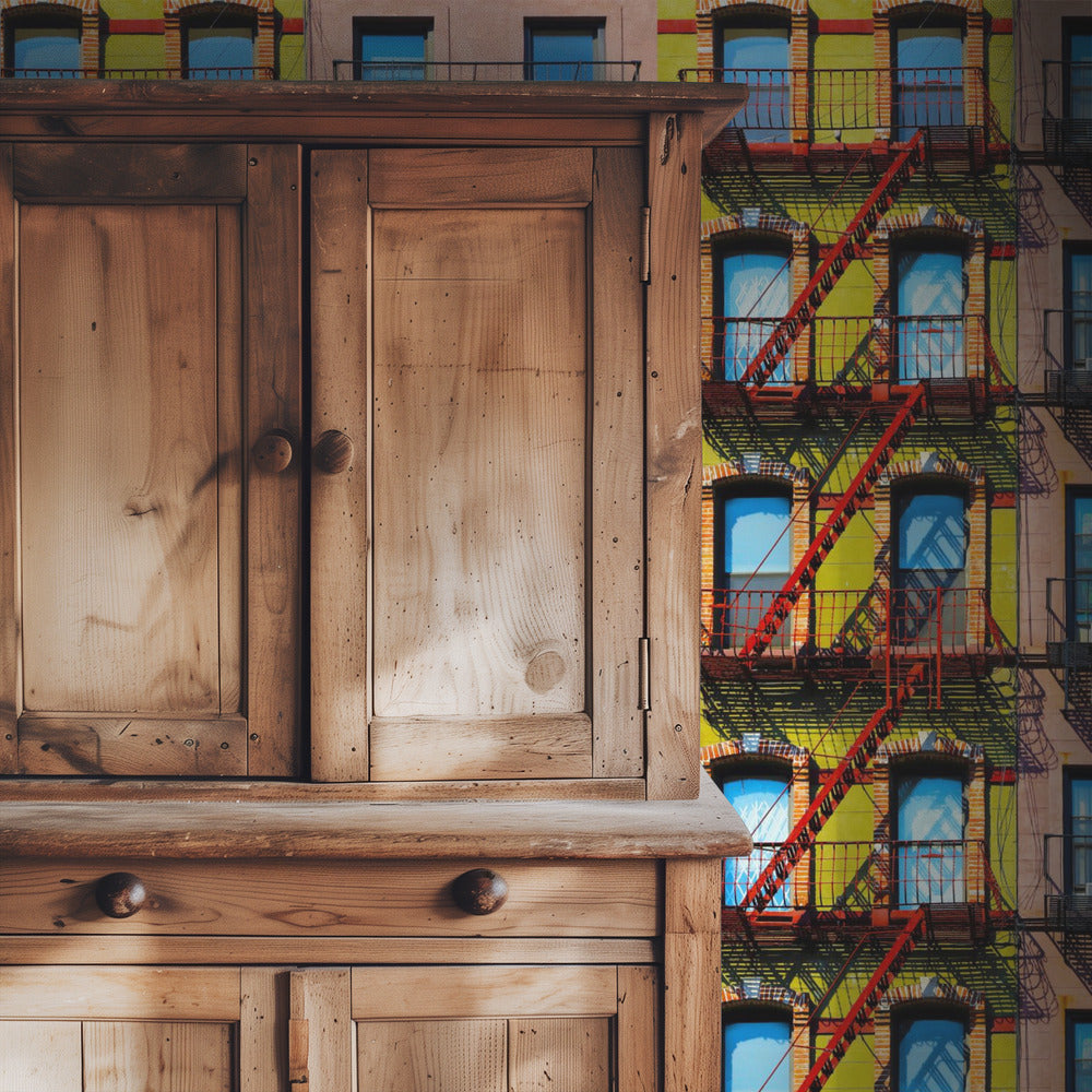 New York Windows | Behang