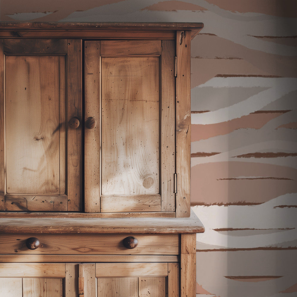 Aardse golven | Behang