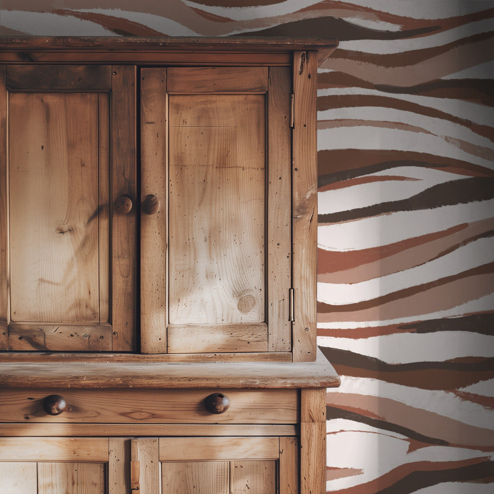 Aardse golven | Behang