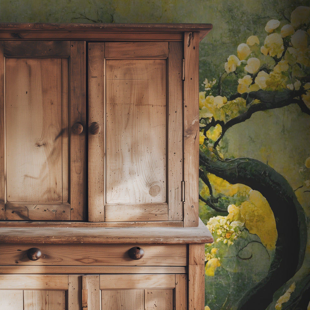 Gouden Bloesemboom | Behang