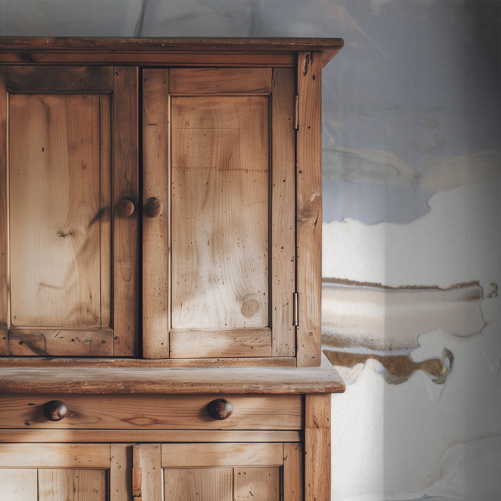 Zachte penseelstreken | Behang