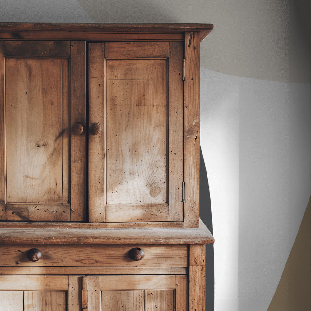 Geometric Shapes in Neutral Tones | Wallpaper