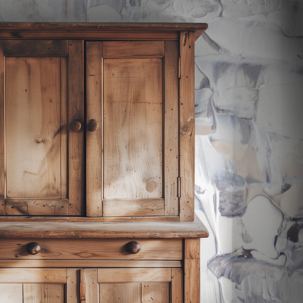 Gestructureerd canvas met impasto-stijl | Behang