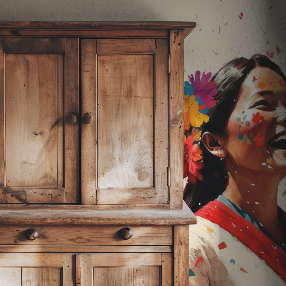 Vrolijke viering | Behang
