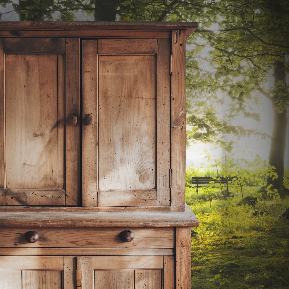 Zomer in het bos | Behang