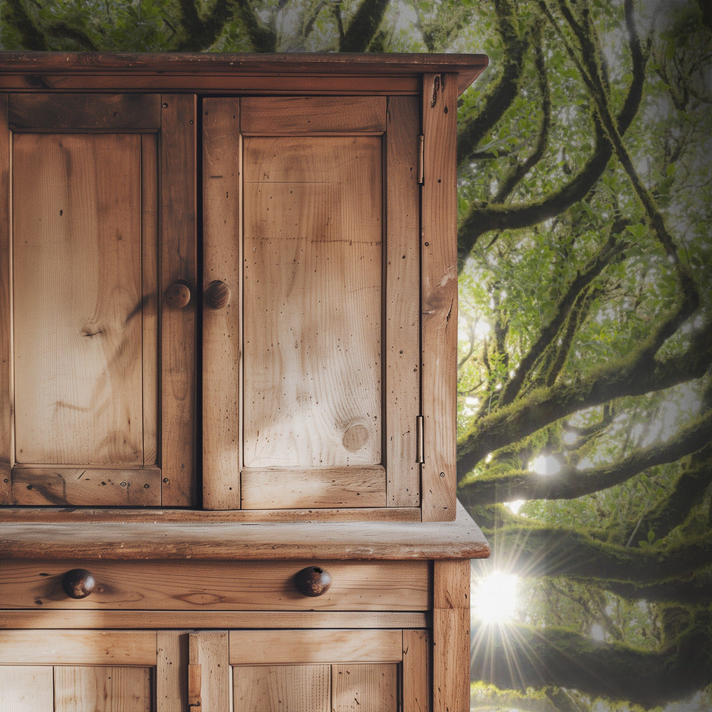 Groene Ster | Behang