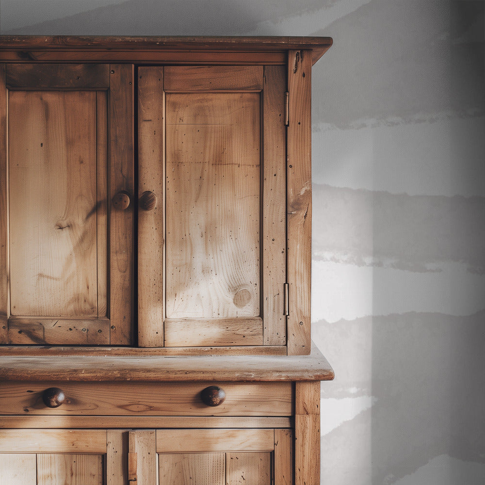 Witte penseelstreekpatronen | Behang