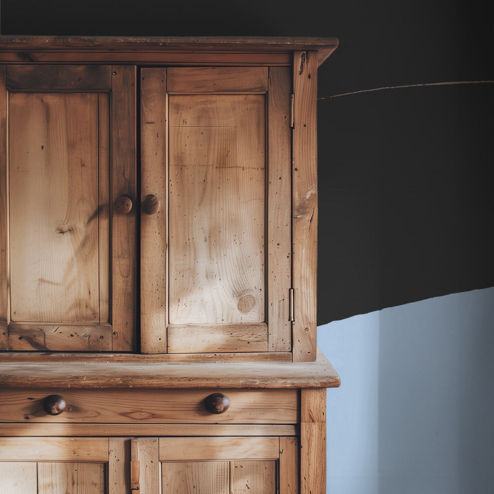 Verweven Contrast Zwart Gedurfd Ontmoet Blauw Zacht | Behang