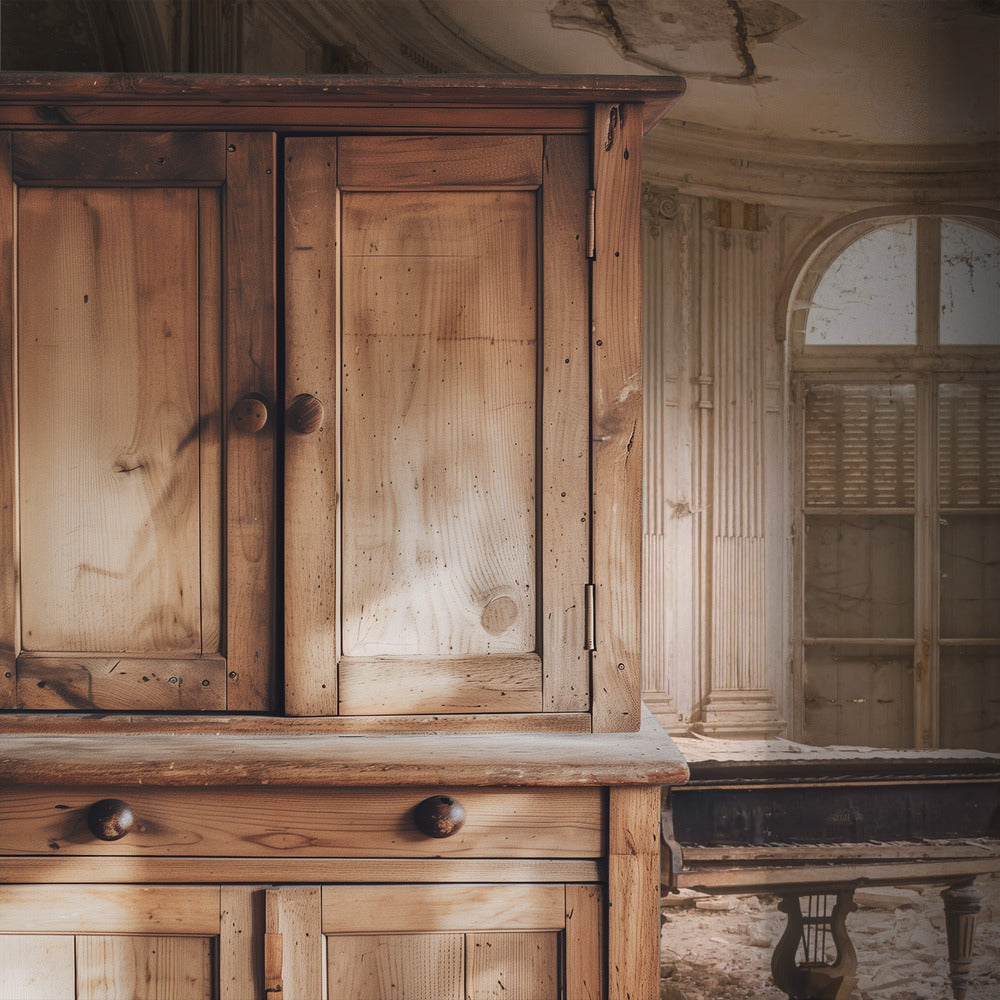 Piano in verval | Behang