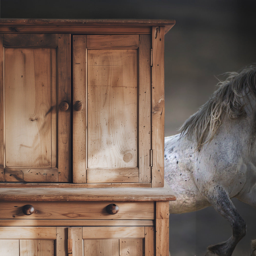 Mustang, wild paard / Equus ferus caballus | Behang