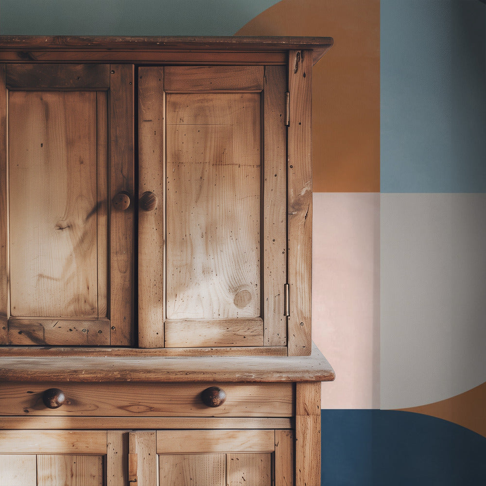 Esthetische geometrische vormen | Behang