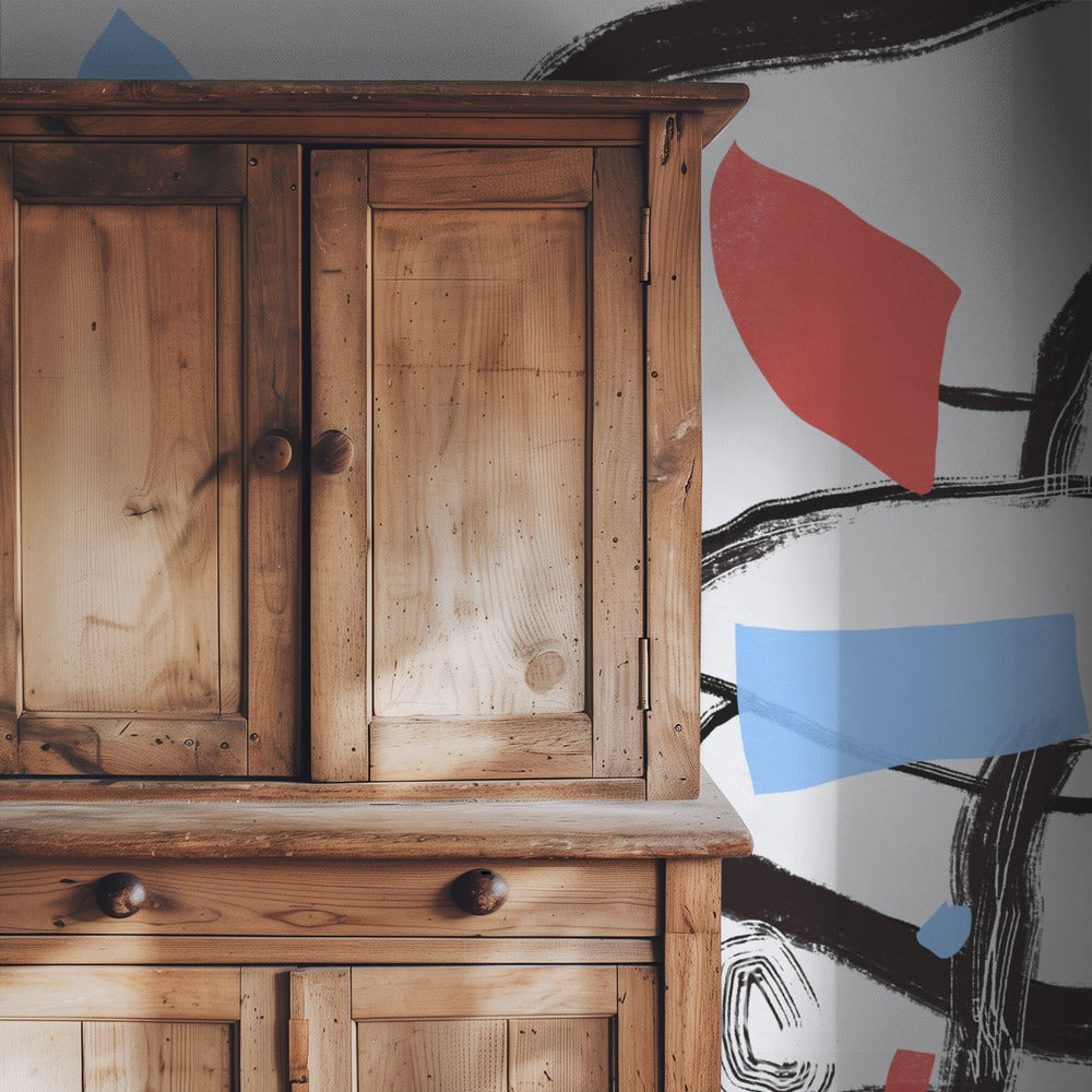 Kleuren in het bos | Behang