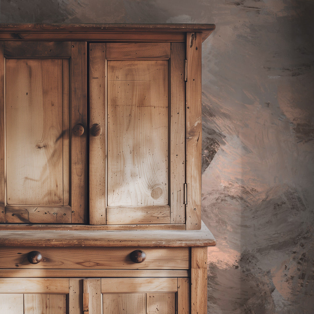 Gedempte penseeldans | Behang