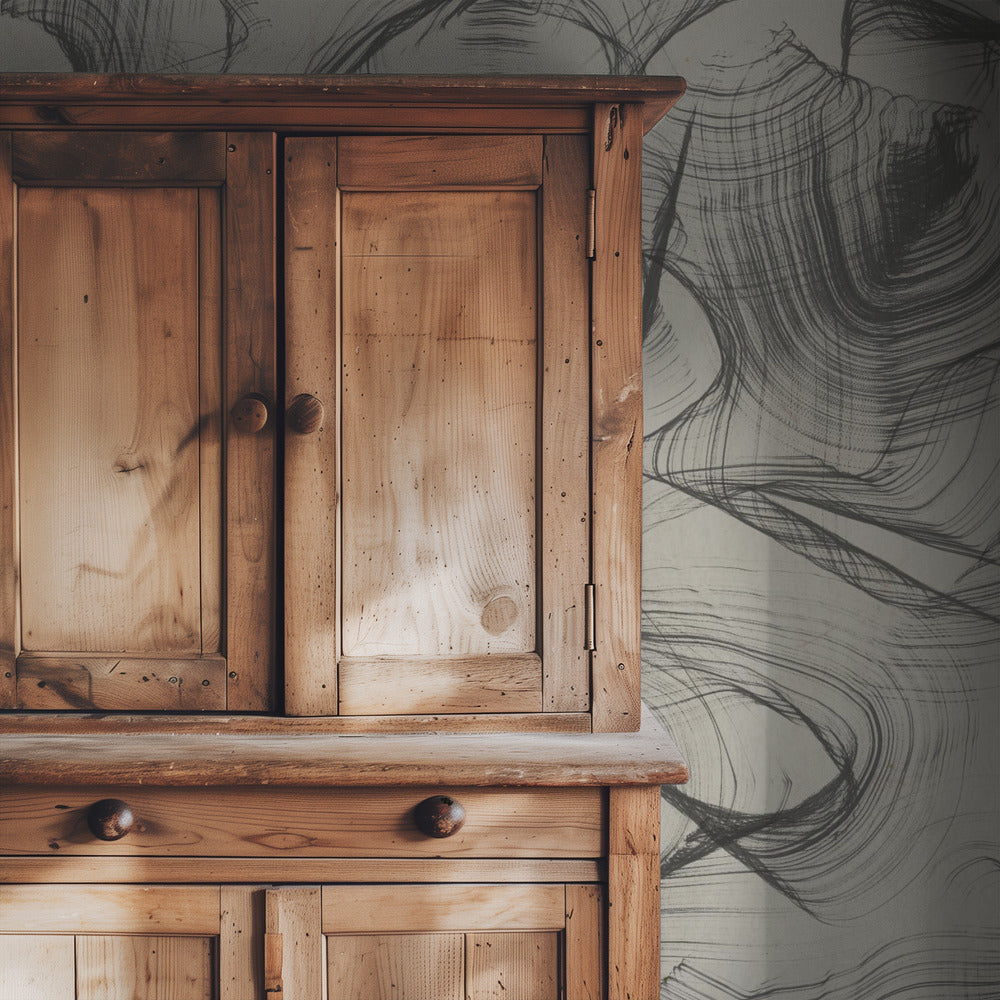 Wervelende echo's | Behang