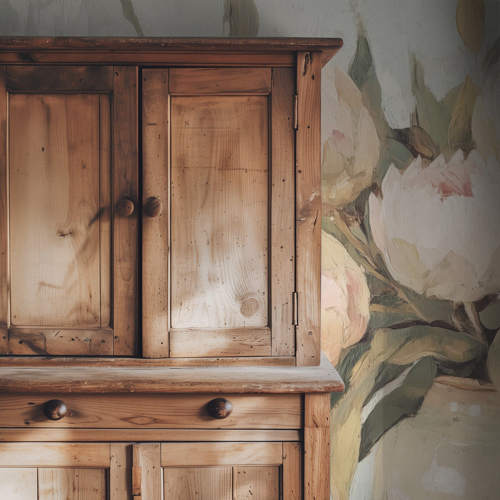 Pioenrozen Bloemenstilleven | Behang