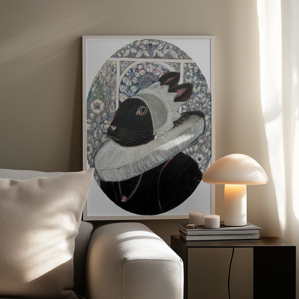 Koninklijk Konijnenportret | Poster