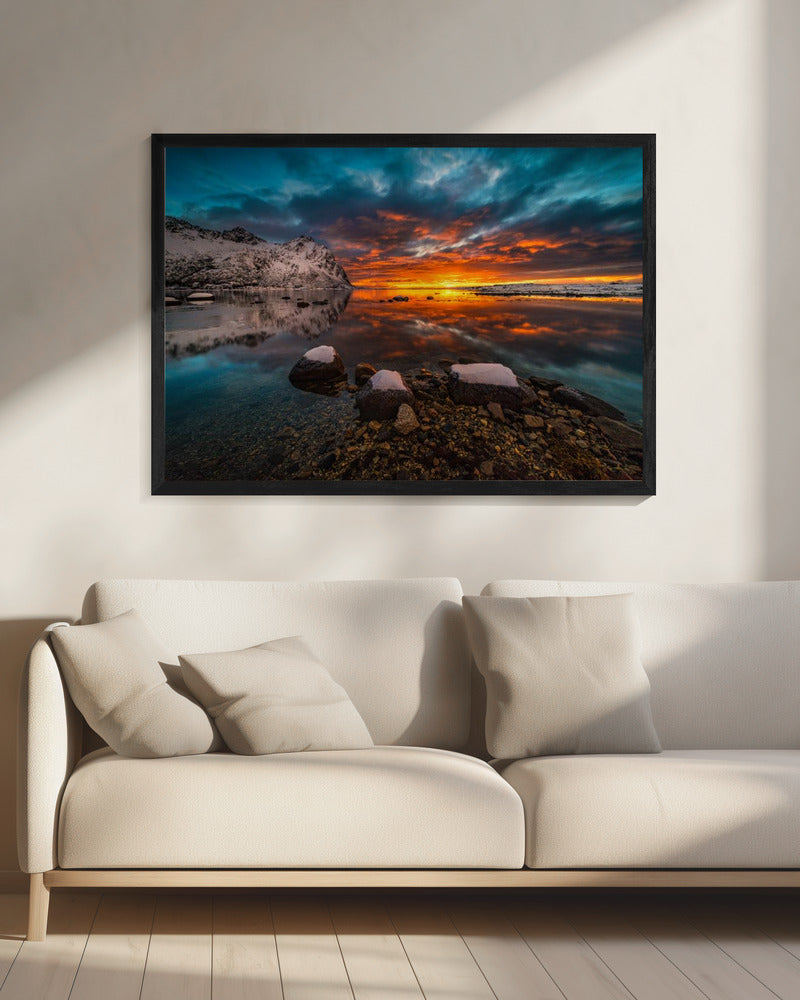 lucht in brand | Canvas
