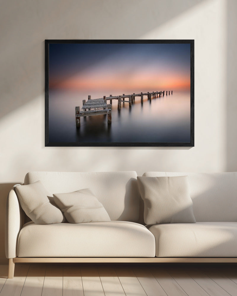 Oude pier II | Canvas