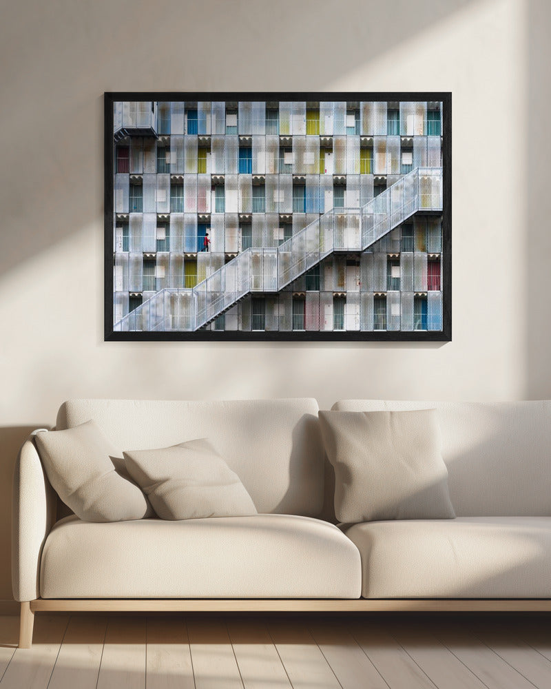 Kleurrijk appartement | Canvas