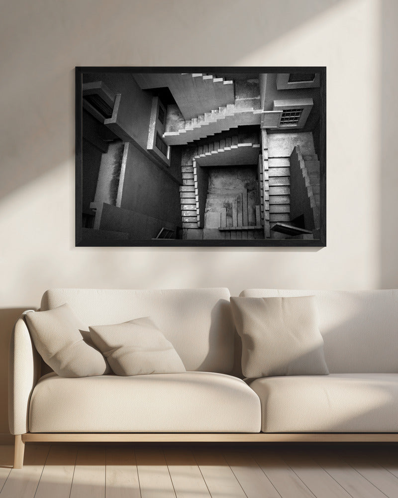 Escher woont hier | Canvas