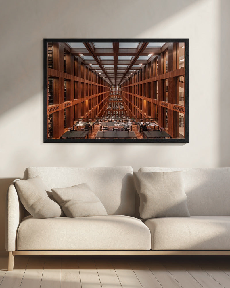 Bibliotheek in Berlijn. | Canvas