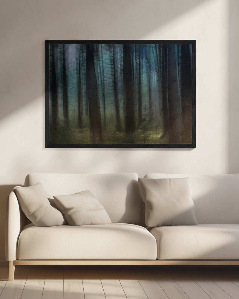 Blauw licht | Canvas