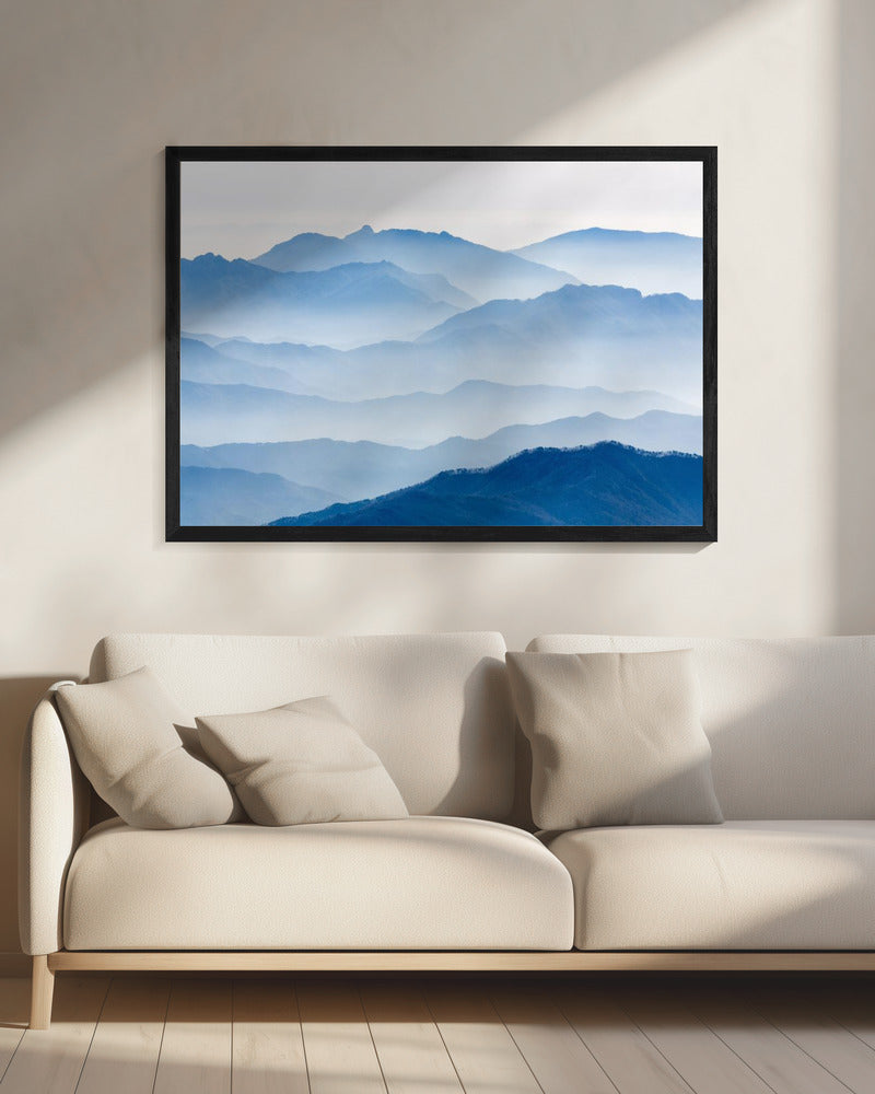 Mistige Bergen | Canvas
