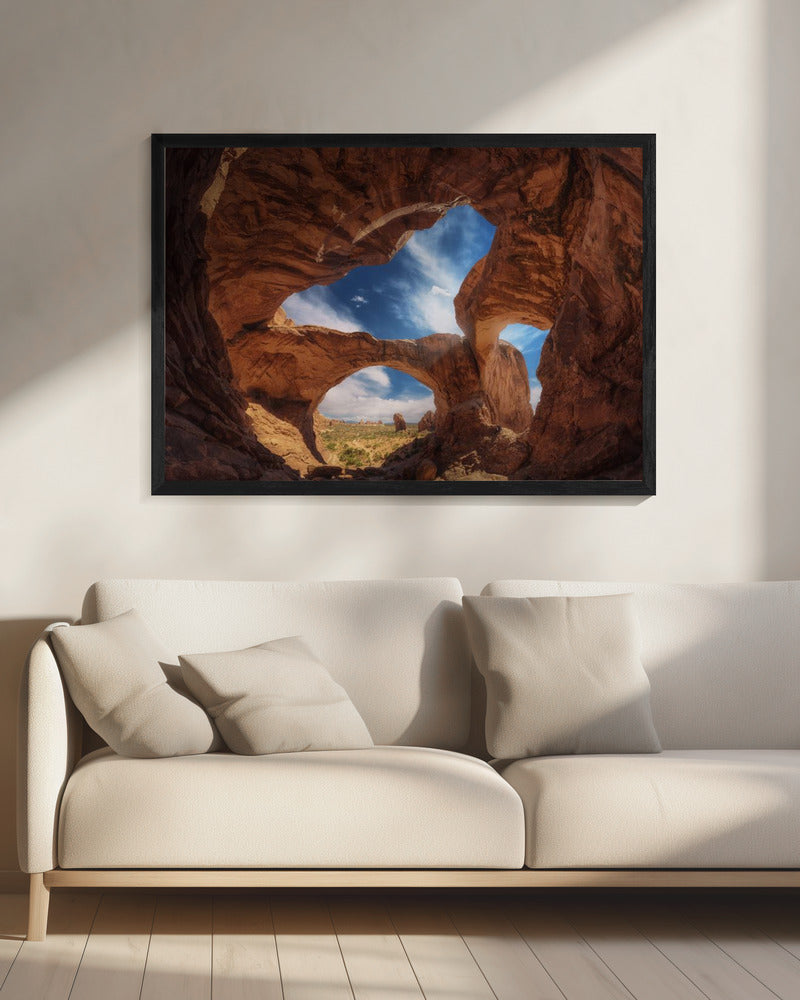 Dubbele boog. | Canvas