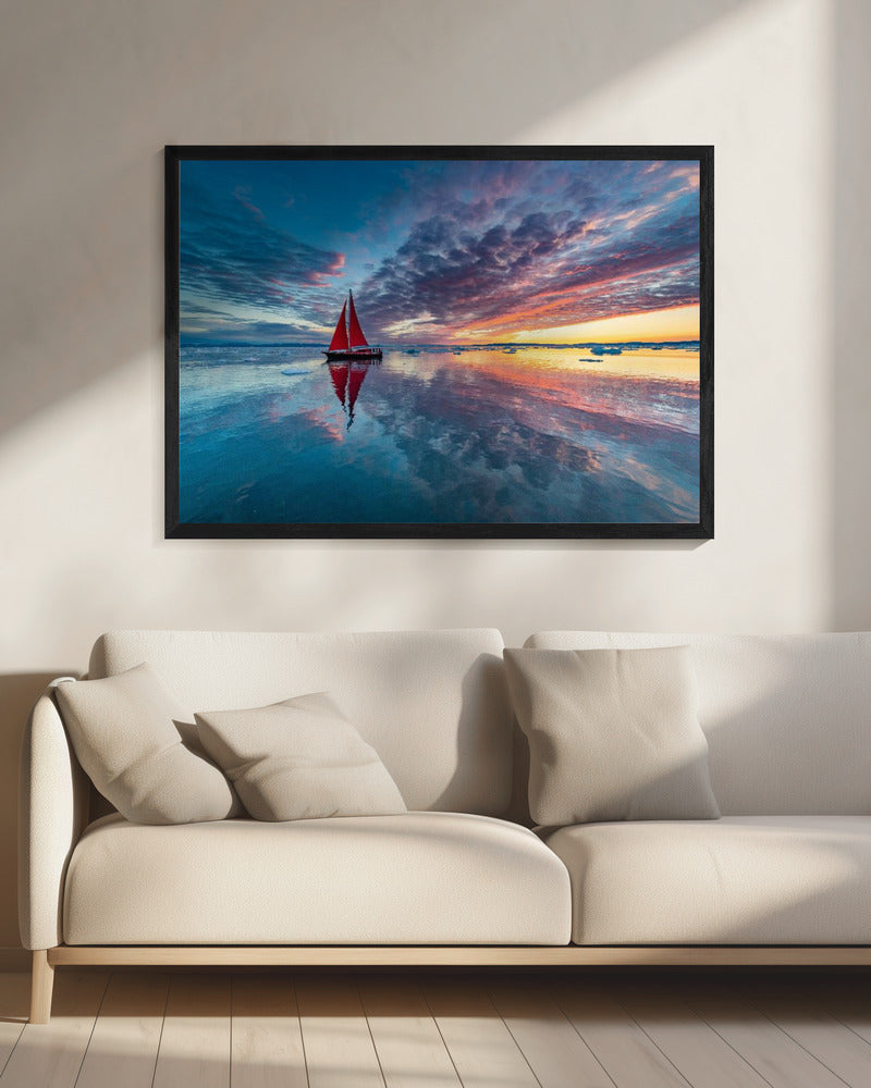 Groenlandse vuurlucht | Canvas