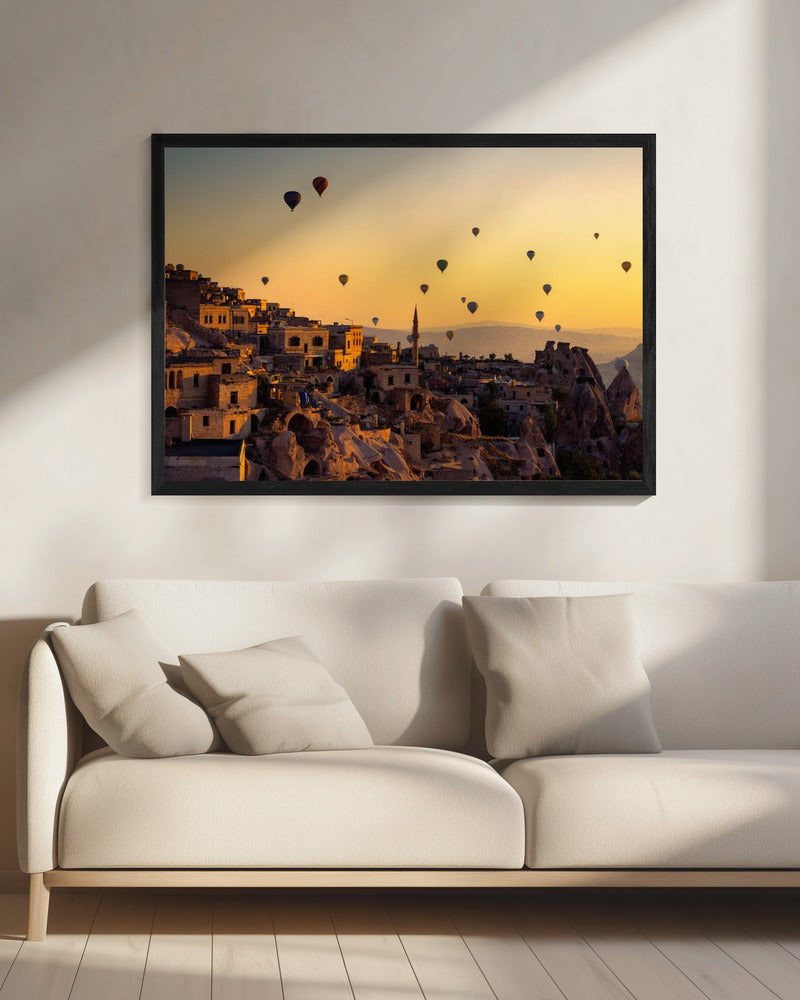 Zonsopgang boven Cappadocië | Canvas