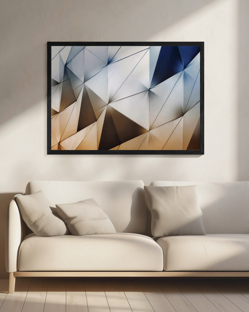 driehoeken kunst | Canvas