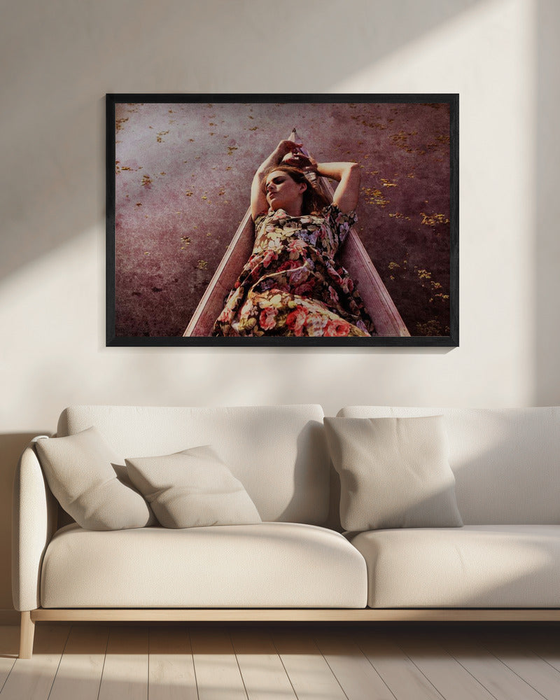 Avond op het meer | Canvas