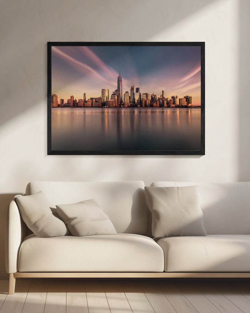 Gouden Manhattan | Canvas