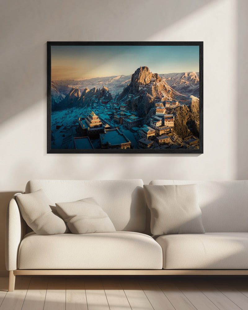 Tibetaanse tempel 《崷崒孜珠》 | Canvas