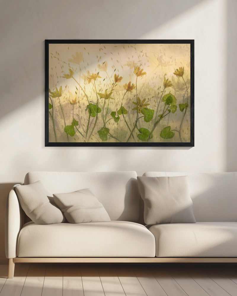 Zonnige bloemen | Canvas