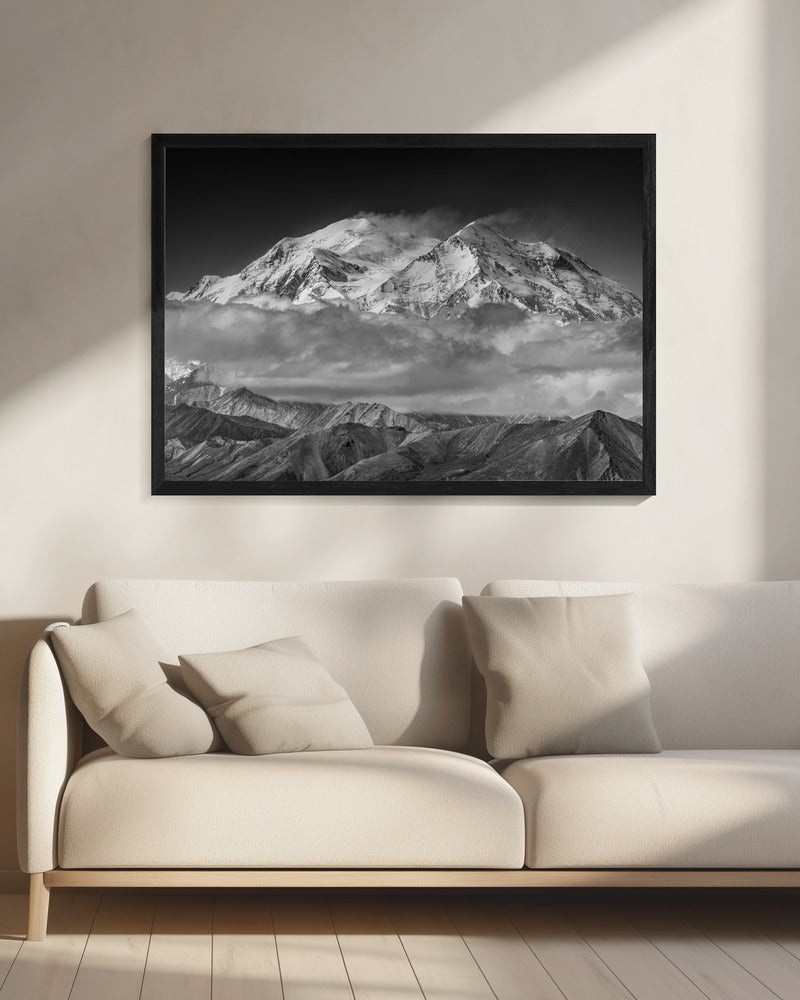 Denali vanaf de tegenoverliggende bergkam | Canvas