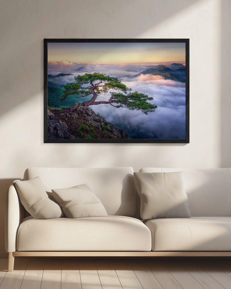 Op de rots | Canvas