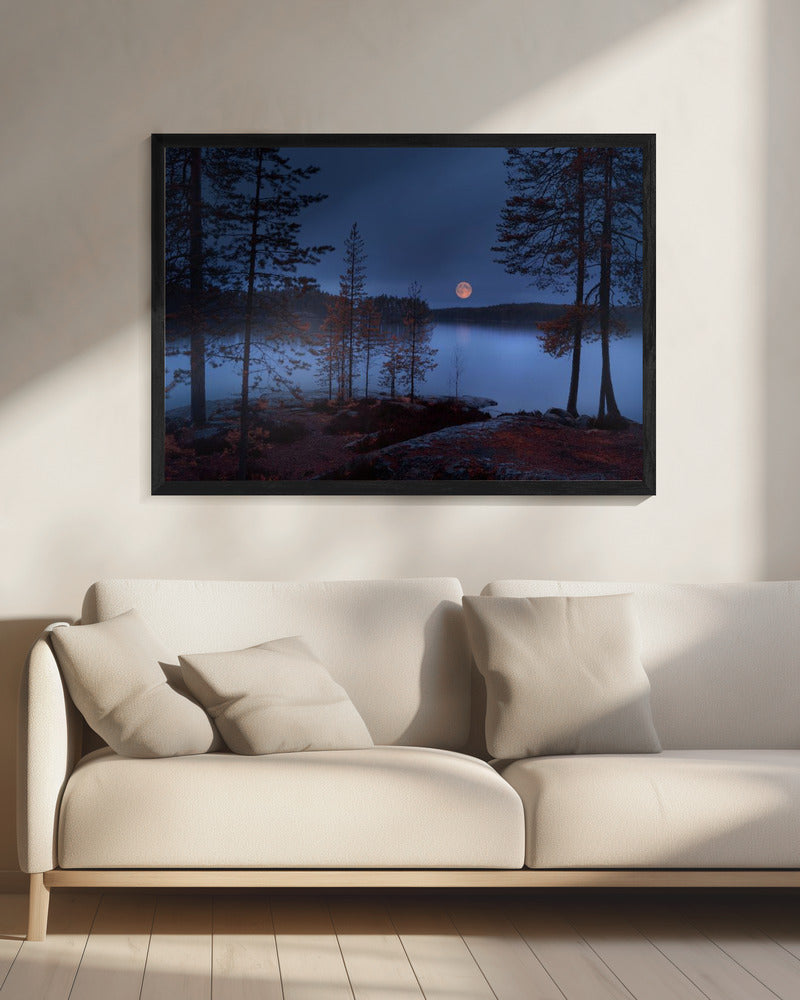 Rode Maan | Canvas