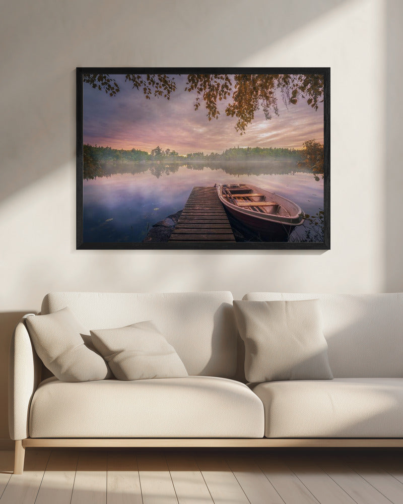 Kleurrijk meer | Canvas
