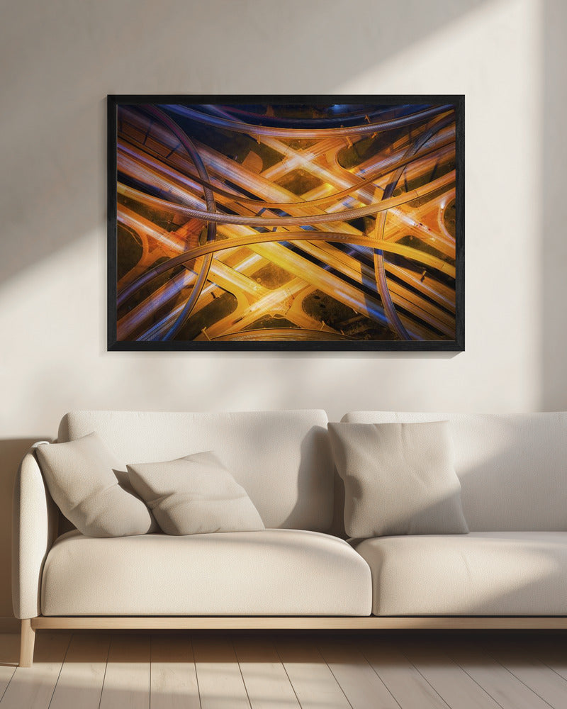 Elektrische Stad | Canvas