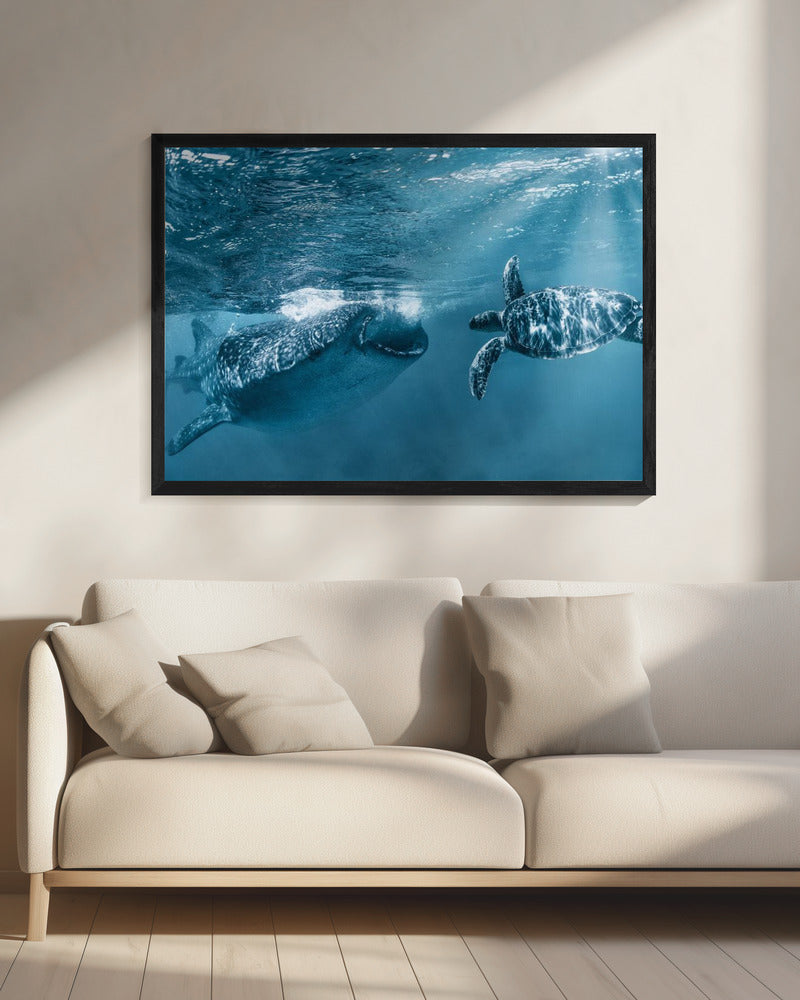 Eenmaal bij de oceaan | Canvas