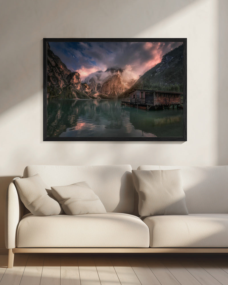 Lago di Braies, Dolomieten | Canvas