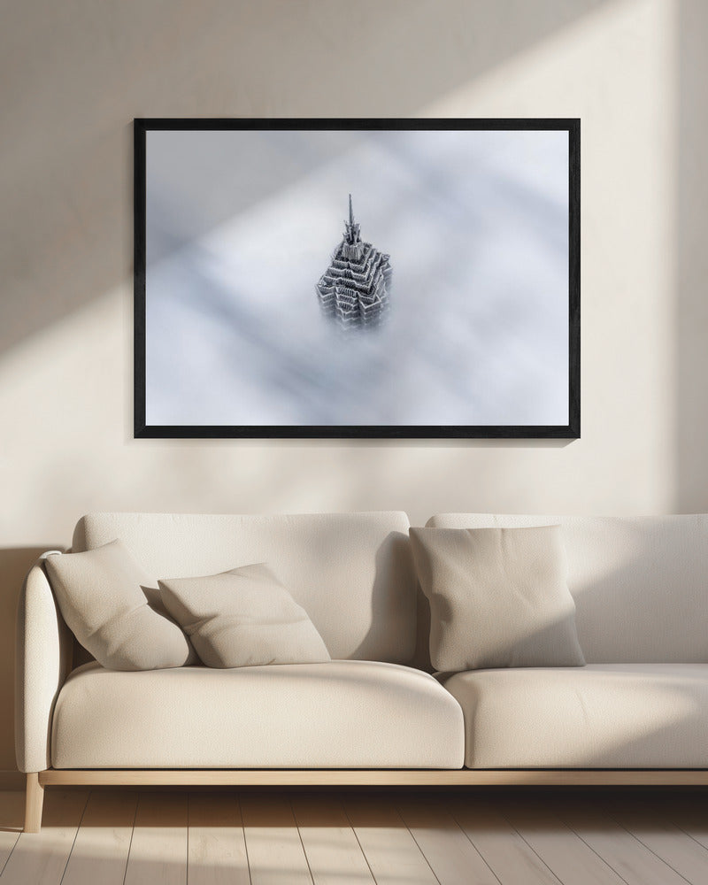 Shanghai Jinmao-toren in de wolken | Canvas
