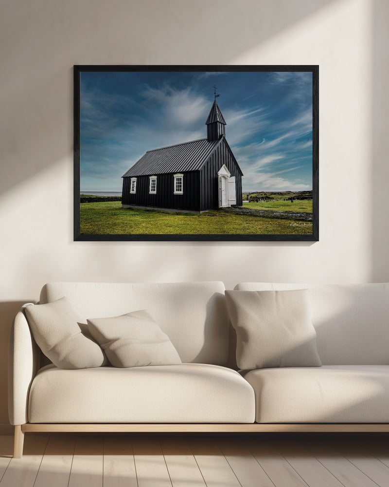 Zwarte Kerk in IJsland | Canvas