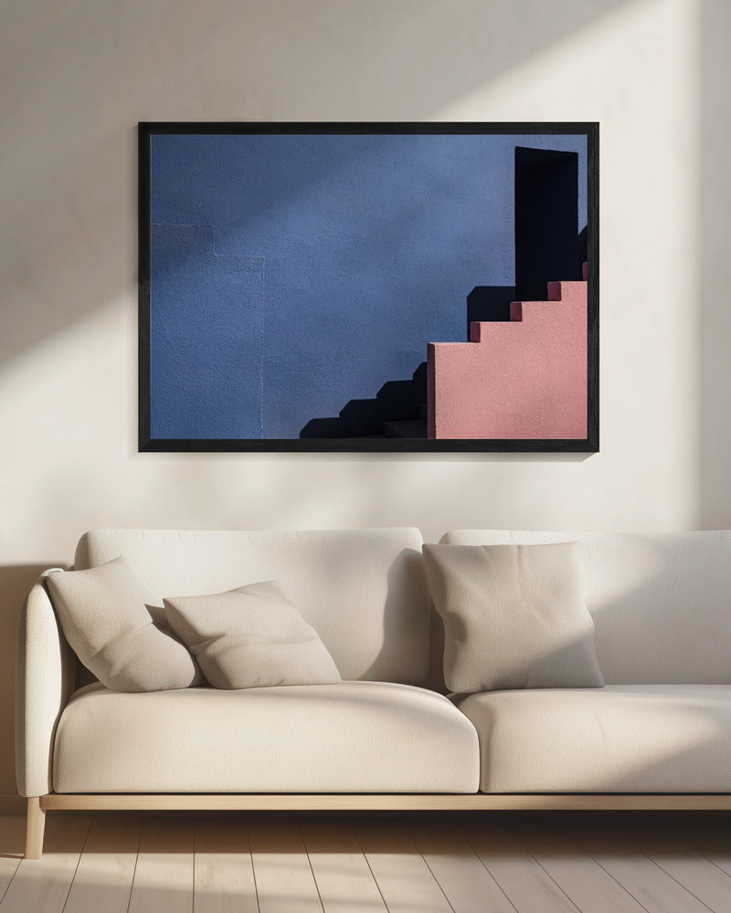 Muurschildering Rood #3 | Canvas