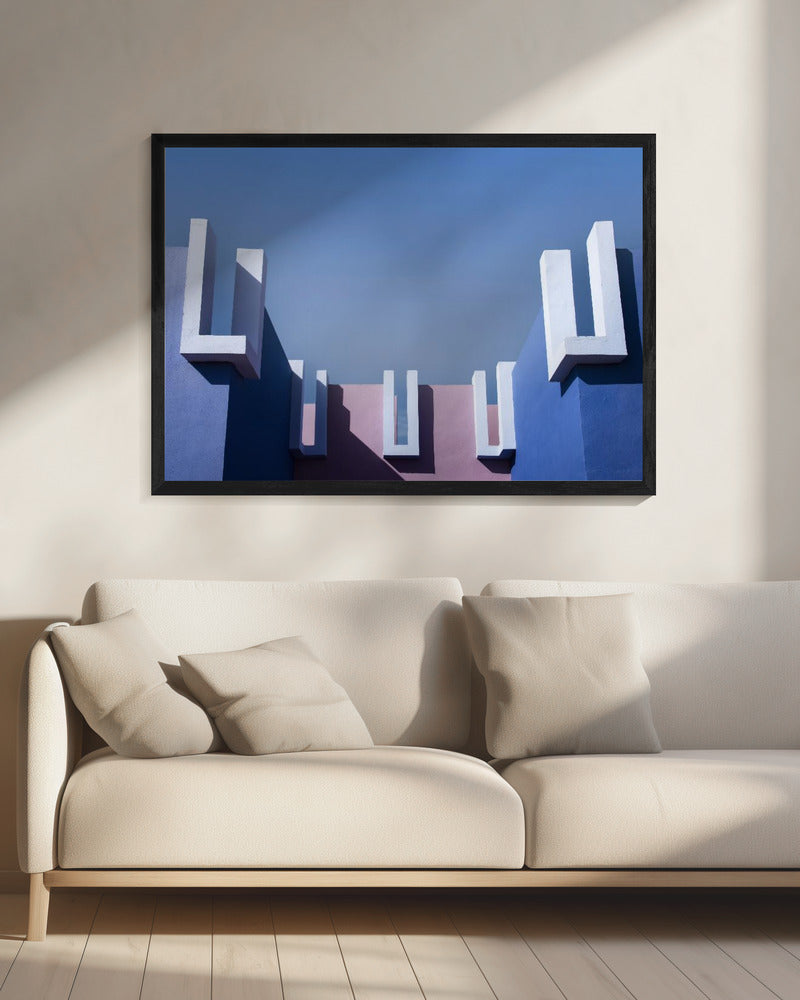 Muurschildering Rood #5 | Canvas
