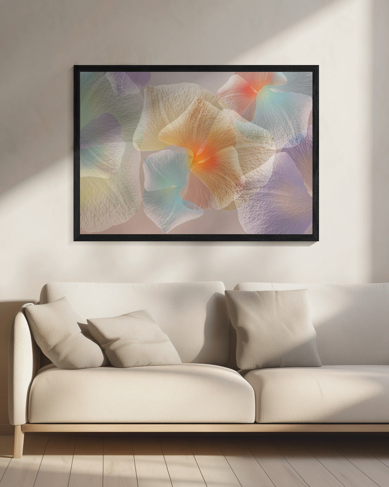 Pastel bloemen | Canvas